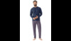 Schlafanzug Sleep Essence 2240003 Pyjama lang, Mey, yacht blue