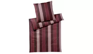 Bettwäsche JOOP! Stripes Rouge - edler Mako-Satin-Luxus