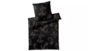 Bettwäsche JOOP Paisley 4120 Black - luxuriöser Comfort-Satin