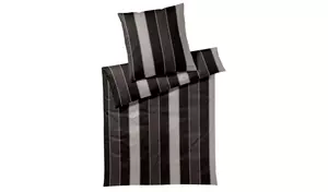 Bettwäsche JOOP Stripes Black - edler Mako-Satin-Komfort