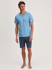 Schlafanzug langarm Relax Streamline glacier lake - Calida 