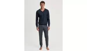 Schlafanzug langarm mit Bündchen Relax Streamline 41767 - Calida Herren