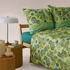 Satin-Bettwäsche Bassetti Rapallo Limettengrün, Sommerdesign