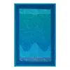 Plaid Bassetti Dolceacqua Blau - Baumwolle & Paisley-Design