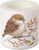 Windlicht IHR AUTUMN MELODY Motivkerze creme Ø 7,5 cm