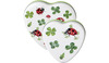 LUCKY LADYBUGS Konfektdose Set 2 Stück, grün matt, glänzend