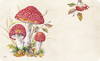  Frühstücksbrettchen Fliegenpilz, TOAD, Cream, 20,5x14,5 cm