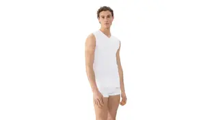 Unterhemd Klima - mey Tank Top Dry Cotton, V-Ausschnitt, 46037