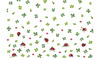 LUCKY LADYBUGS Platzdeckchen Tischset, 43×29 cm, rutschfest