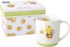 Porzellanbecher - Sunny Bee Light Green - Bienen-Charme