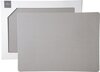 Tischset Kork IHR LINEN UNI grey | 2er-Set 40 x 29 cm
