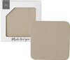 Untersetzer Kork IHR LINEN UNI taupe, 4er-Set 10 x 10 cm