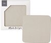 Untersetzer Kork IHR LINEN UNI linen, 4er-Set 10 x 10 cm